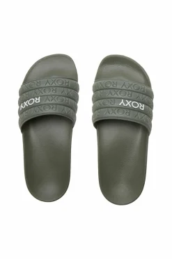 Roxy Badetøfler Slippy WP J Sndl Bmg Army green