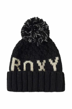 Roxy Accessories|Accessories>Hue Tonic Girl Beanie True black