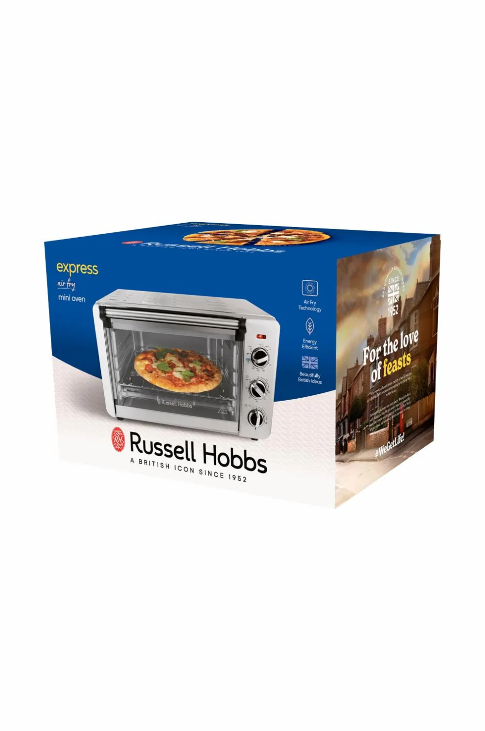Russell Hobbs Små Køkkenmaskiner>Miniovn Express Air Fry Mini Oven 26680-56 No color