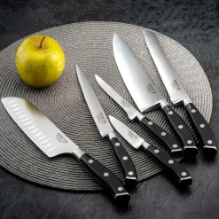 Sabatier Trompette Santoku-kniv Vulcano Black Best
