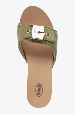 Scholl Iconic Højhælede Sko|Sandaler & Sandaler Med Hæl>Sandal med hæl SL Pescura Ibiza 2.0 Suede Sage