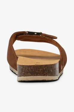 Scholl Iconic Sandaler SL Pescura Margot Suede Cognac Clearance