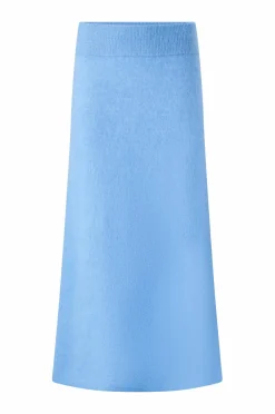 Second Female Nederdel Ina Knit Skirt Vista blue Outlet
