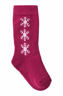 Seger Skisokker Lillen Wool Sock Cerise Hot
