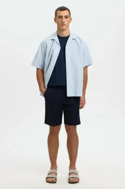 Selected HOMME Chinoshorts slhSlim-Miles Flex Shorts Dark sapphire Sale