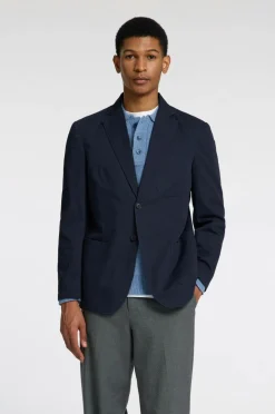 Selected HOMME Blazere & Jakkesæt>Habitjakke slhReg-Glen Washed Blz Dark sapphire