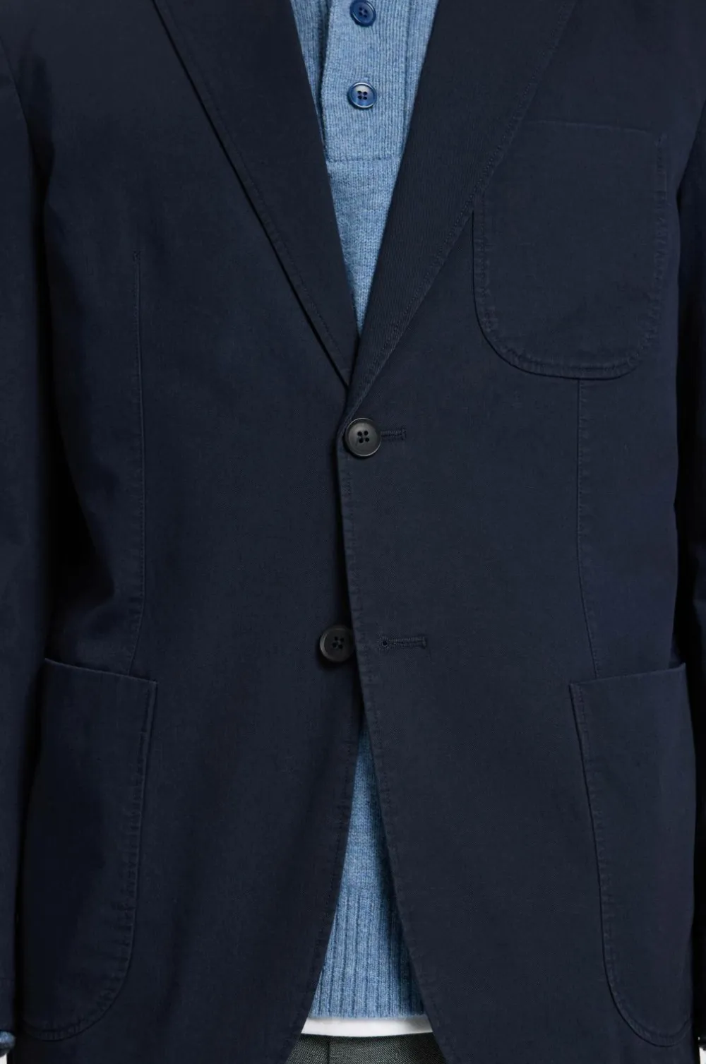 Selected HOMME Blazere & Jakkesæt>Habitjakke slhReg-Glen Washed Blz Dark sapphire