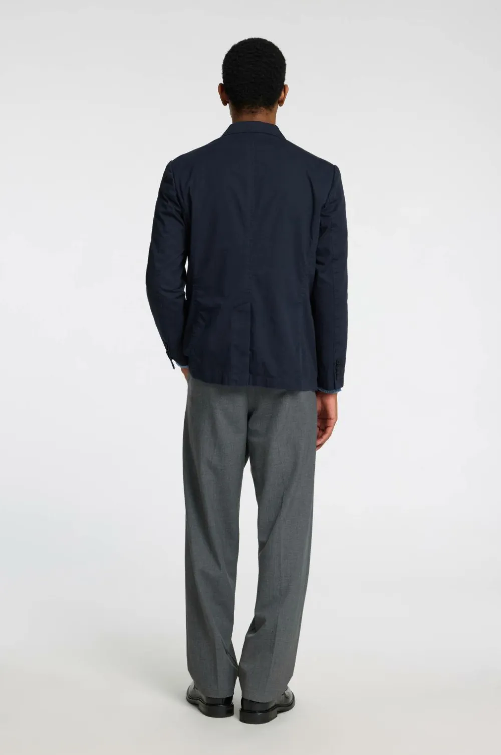 Selected HOMME Blazere & Jakkesæt>Habitjakke slhReg-Glen Washed Blz Dark sapphire