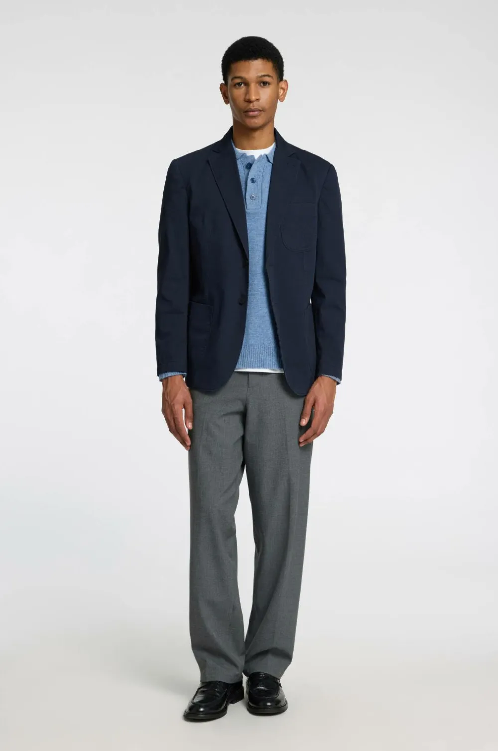 Selected HOMME Blazere & Jakkesæt>Habitjakke slhReg-Glen Washed Blz Dark sapphire