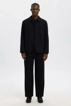 Selected HOMME Jakke slhLandon Wool Blend Navy blazer Best