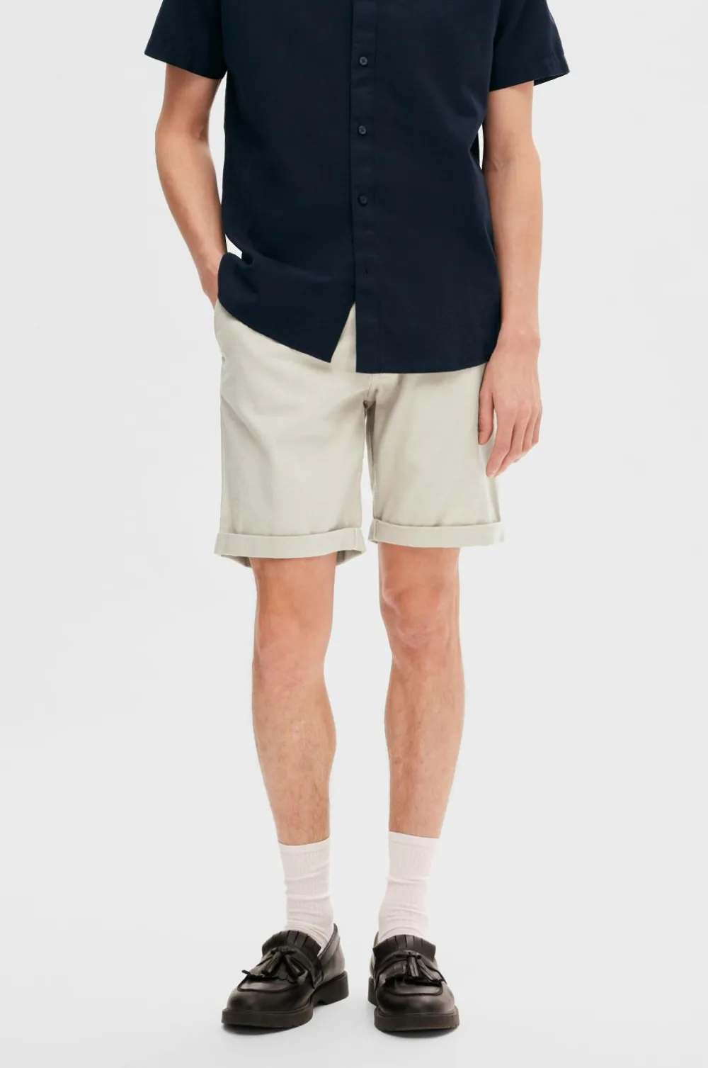 Selected HOMME Shorts>Shorts slhSlim-Luton Flex Pure cashmere