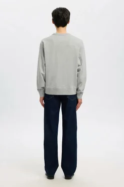 Selected HOMME Sweatshirt slhRelaxluke LS Sweat Crew Neck Light grey melange Best
