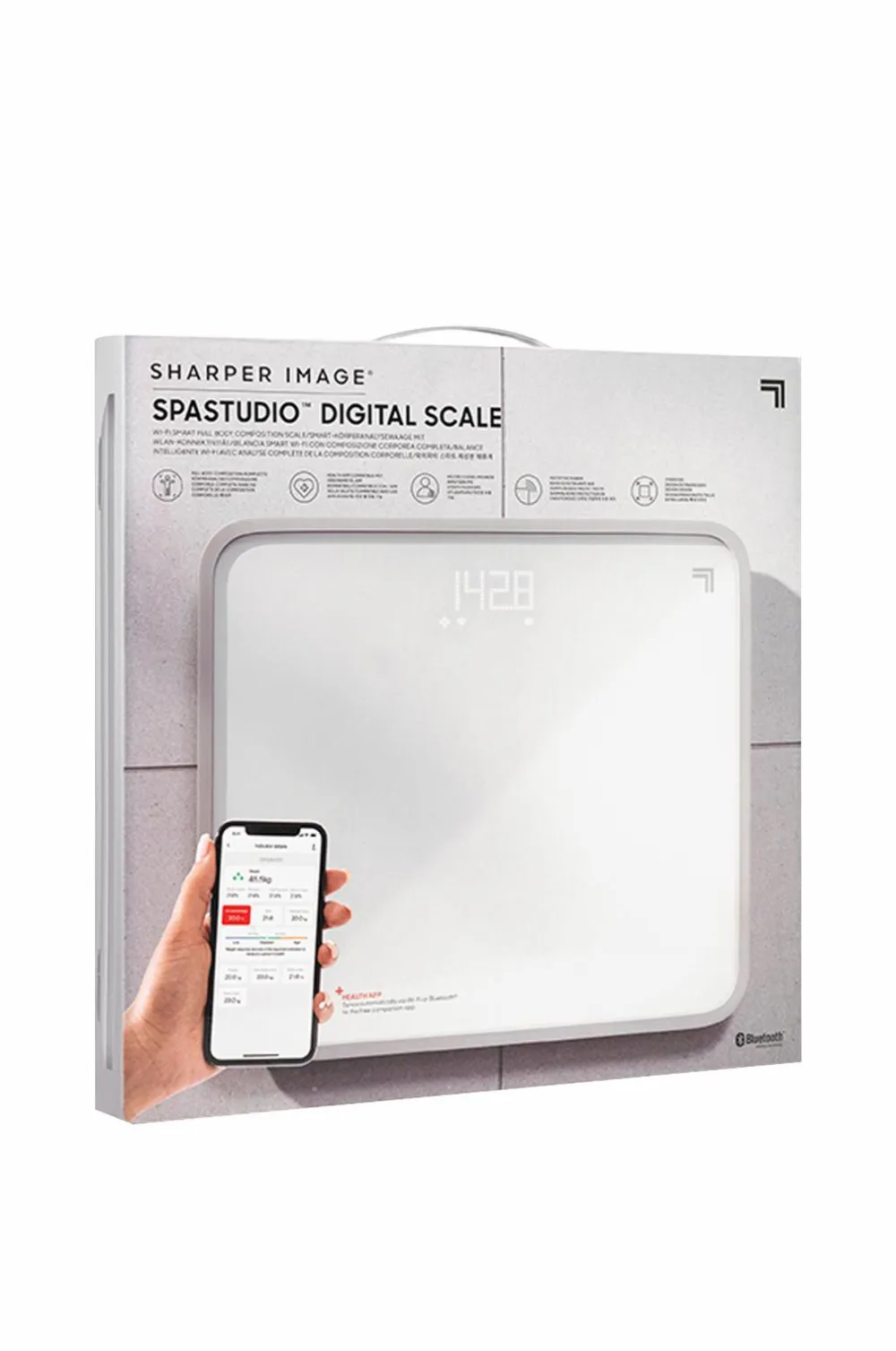 Sharper Image Makeup-Tilbehør>Bathroom Digital Body Scale LED No color