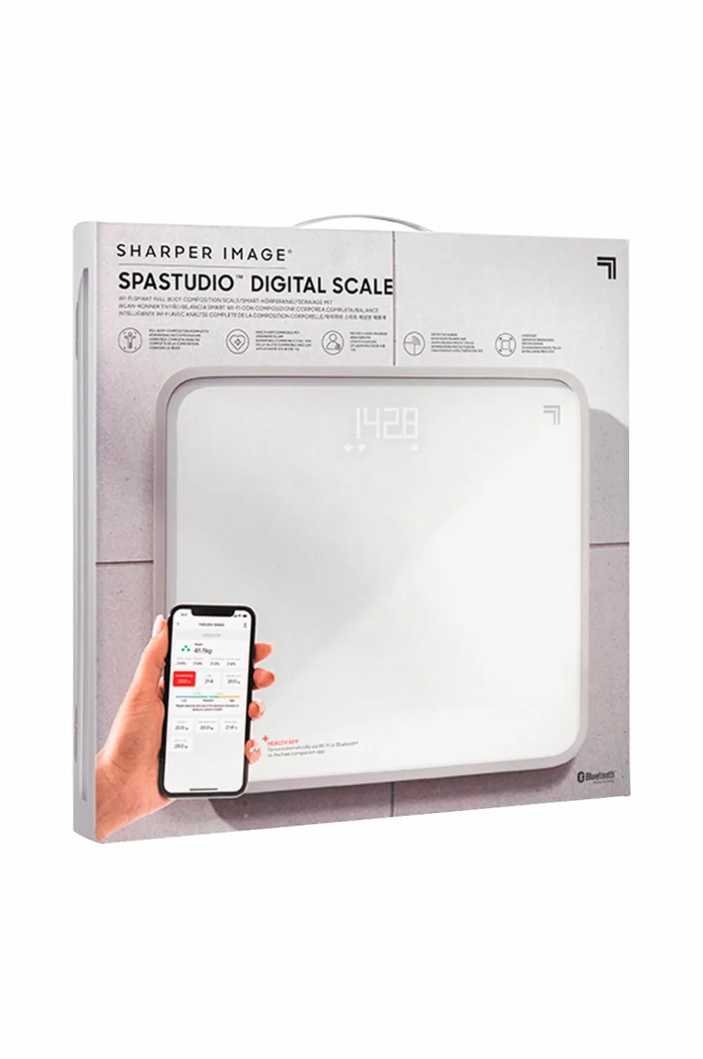 Sharper Image Makeup-Tilbehør>Bathroom Digital Body Scale LED No color