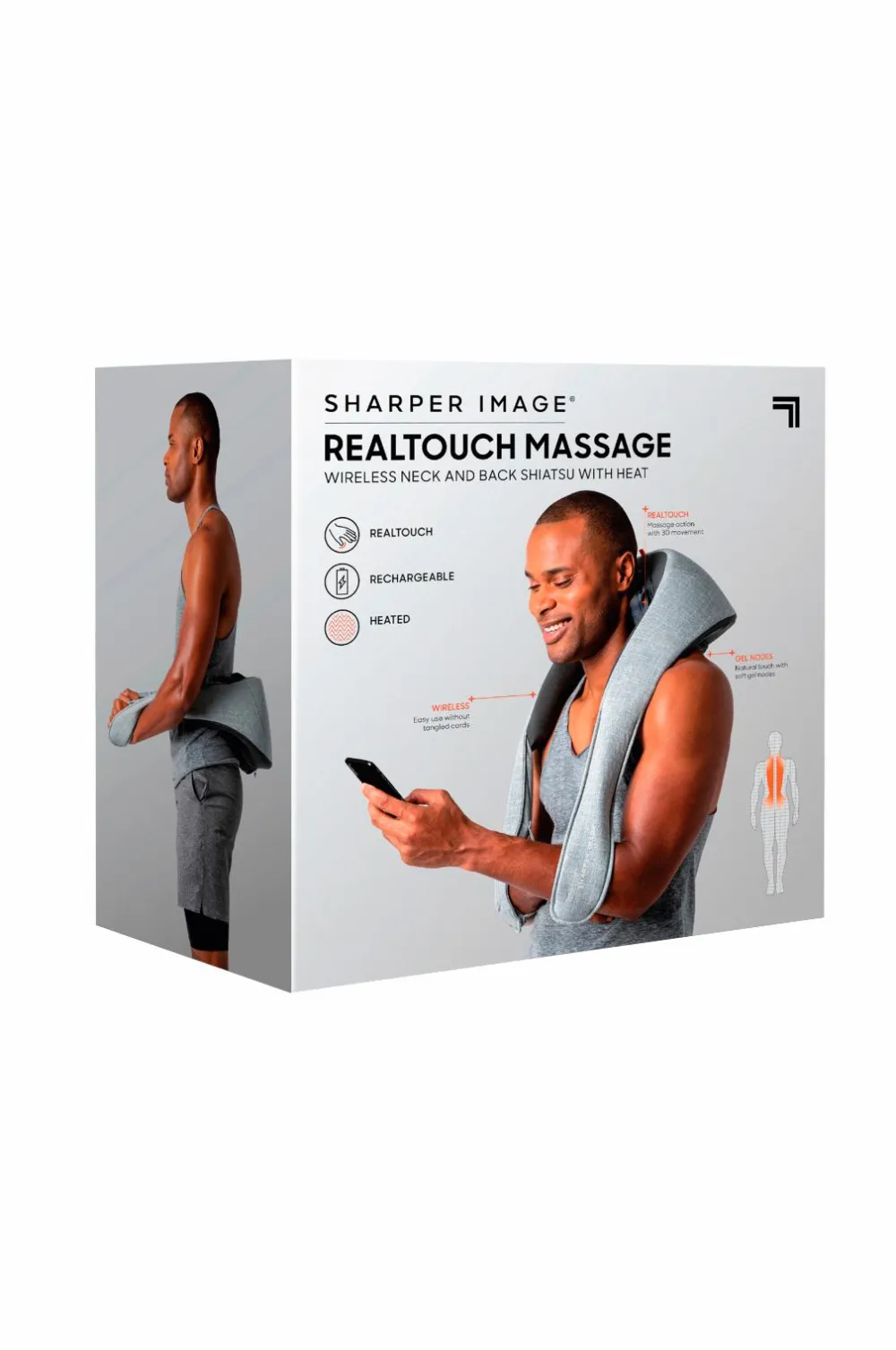 Sharper Image Personlig Pleje>Realtouch Shiatsu Wireless Neck and Back