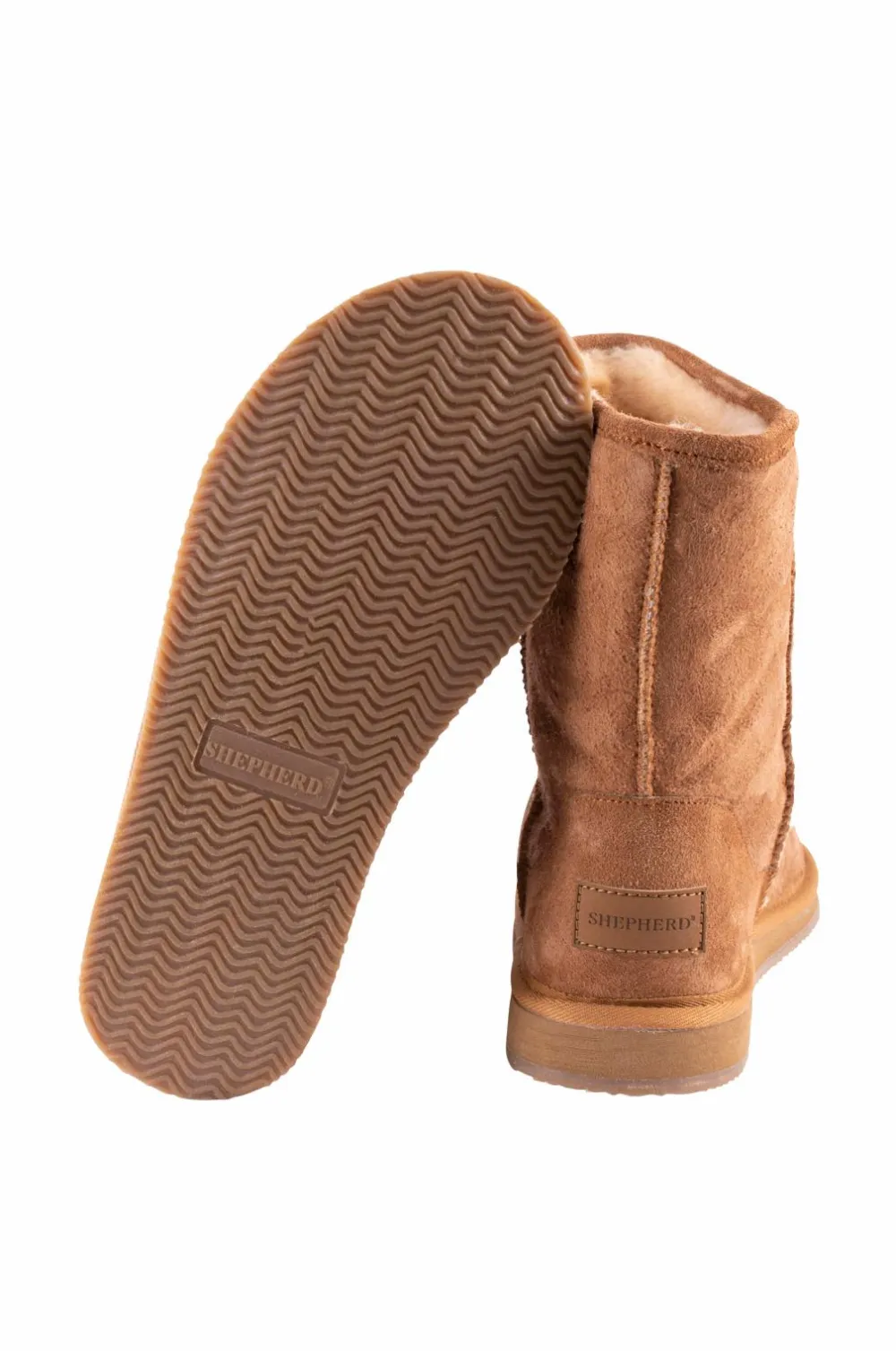 Shepherd Vinterfodtøj|Boots & Snørestøvler>Boots Linda Cognacbrun