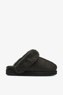Shepherd Fåreskindshjemmesko Jessica Matt black Sale