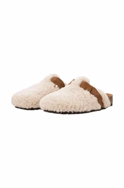 Shepherd Fåreskindstøfler Roma Creme Discount