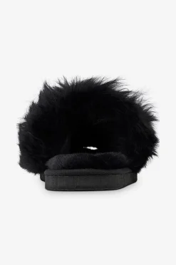 Shepherd Hjemmesko Tessan slip-on i fåreskind Sort Sale