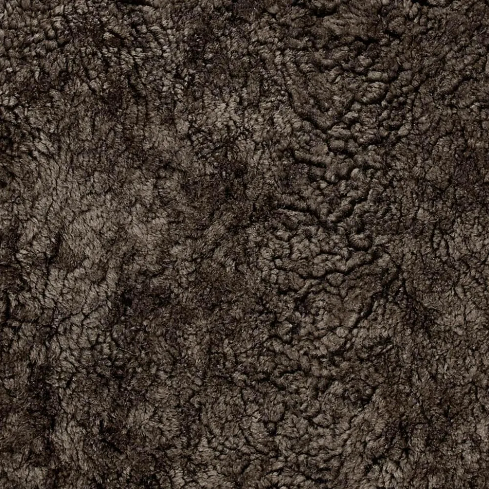 Skinnwille Fåreskind Curly Dobbelt Brown mellange