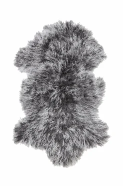 Skinnwille Skind & Skindtæpper>Fåreskind Shansi Grey snowtop