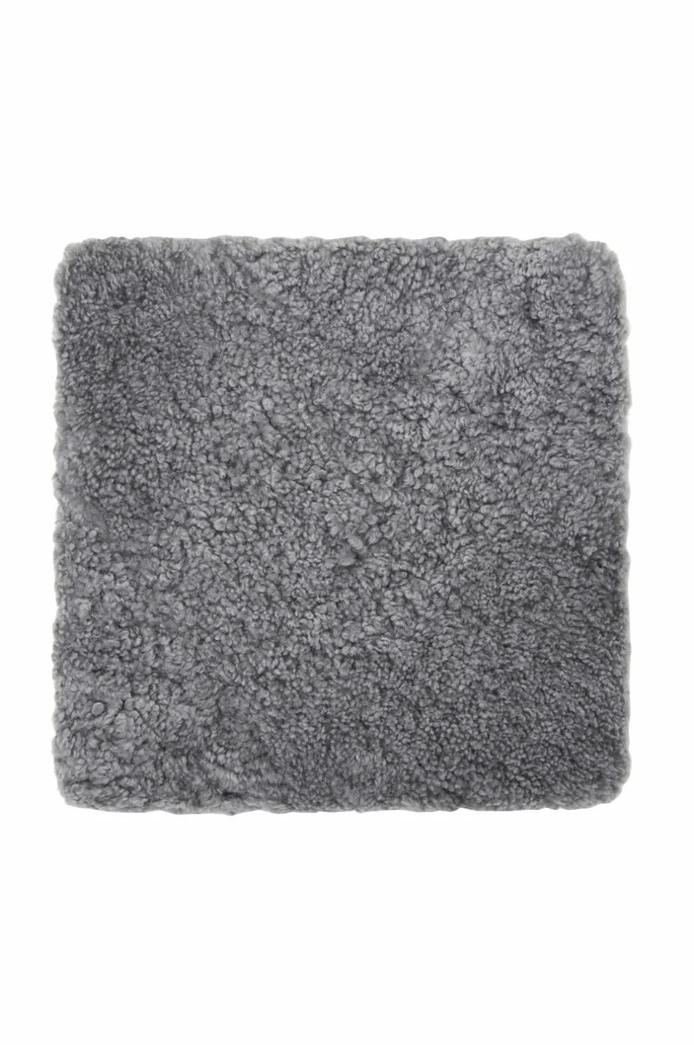 Skinnwille Fåreskindshynde firkantet Curly Gotland Grey Hot