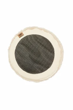 Skinnwille Fåreskindspude rund krøllet 4-pak Beige måneskin Clearance