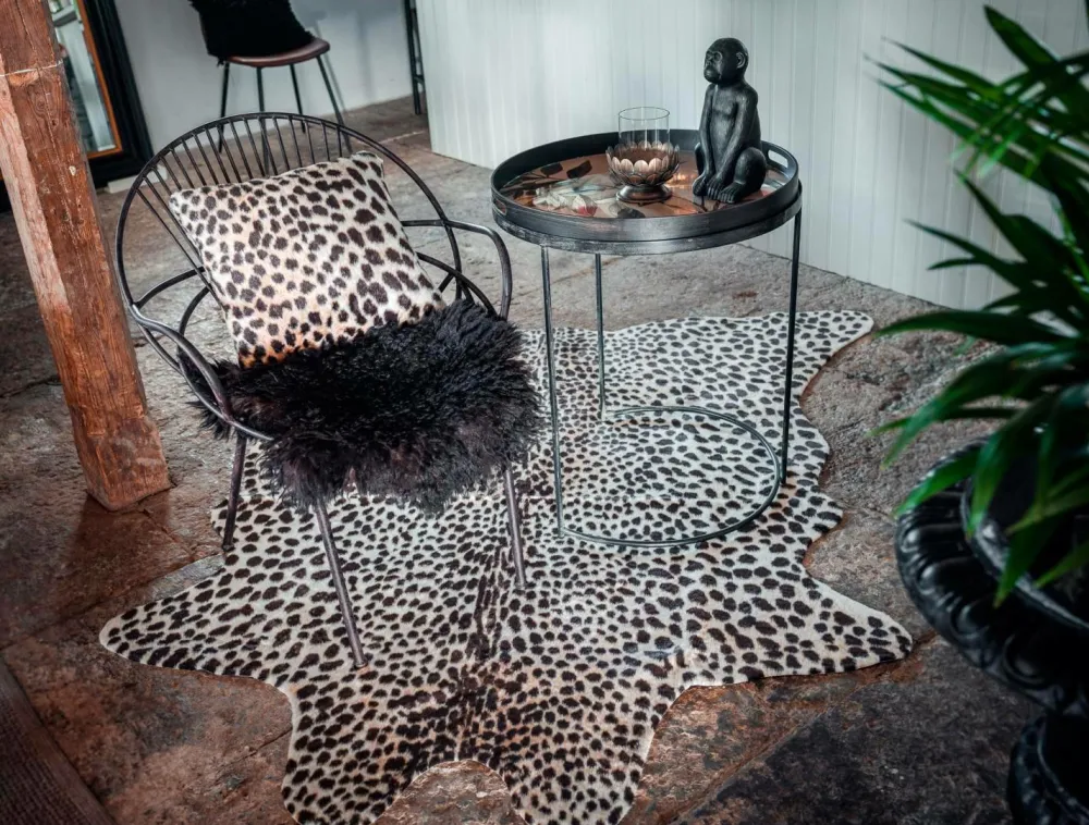 Skinnwille Gulvtæppe imitation Leopard Print Discount