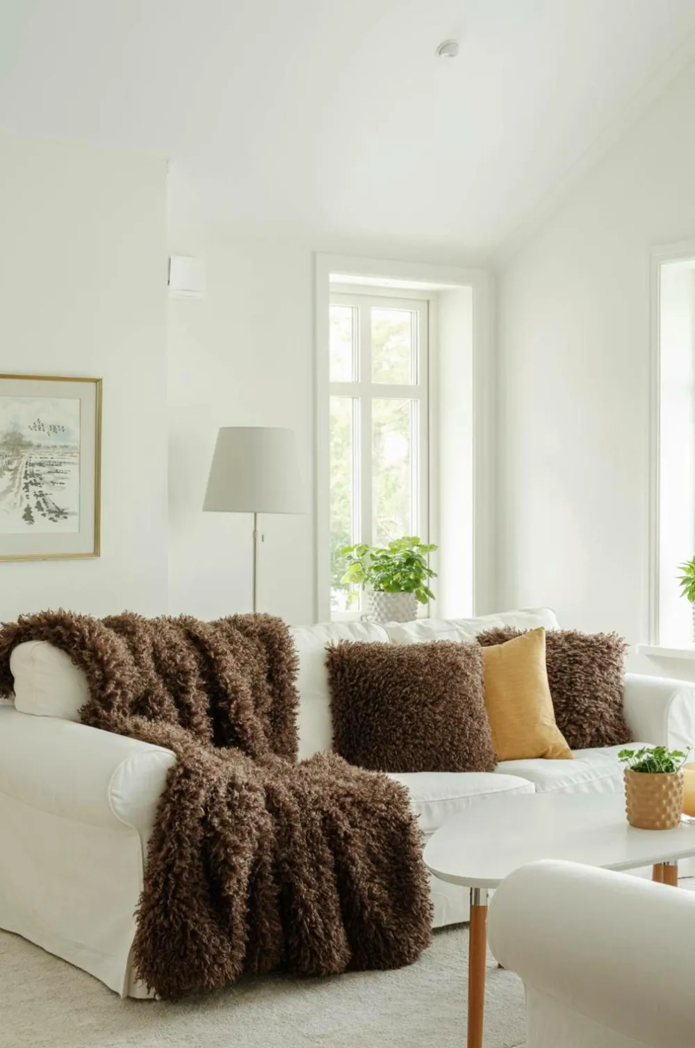 Skinnwille Skind imitation Wooly Brown Outlet