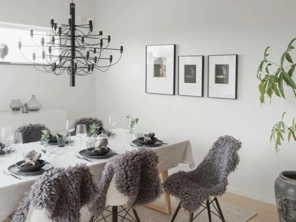 Skinnwille Skind & Skindtæpper>Skind imitation Wooly Grey