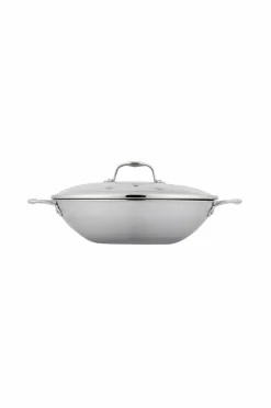 Sola Wok Green Cooking med låg 32 cm Stainless Steel