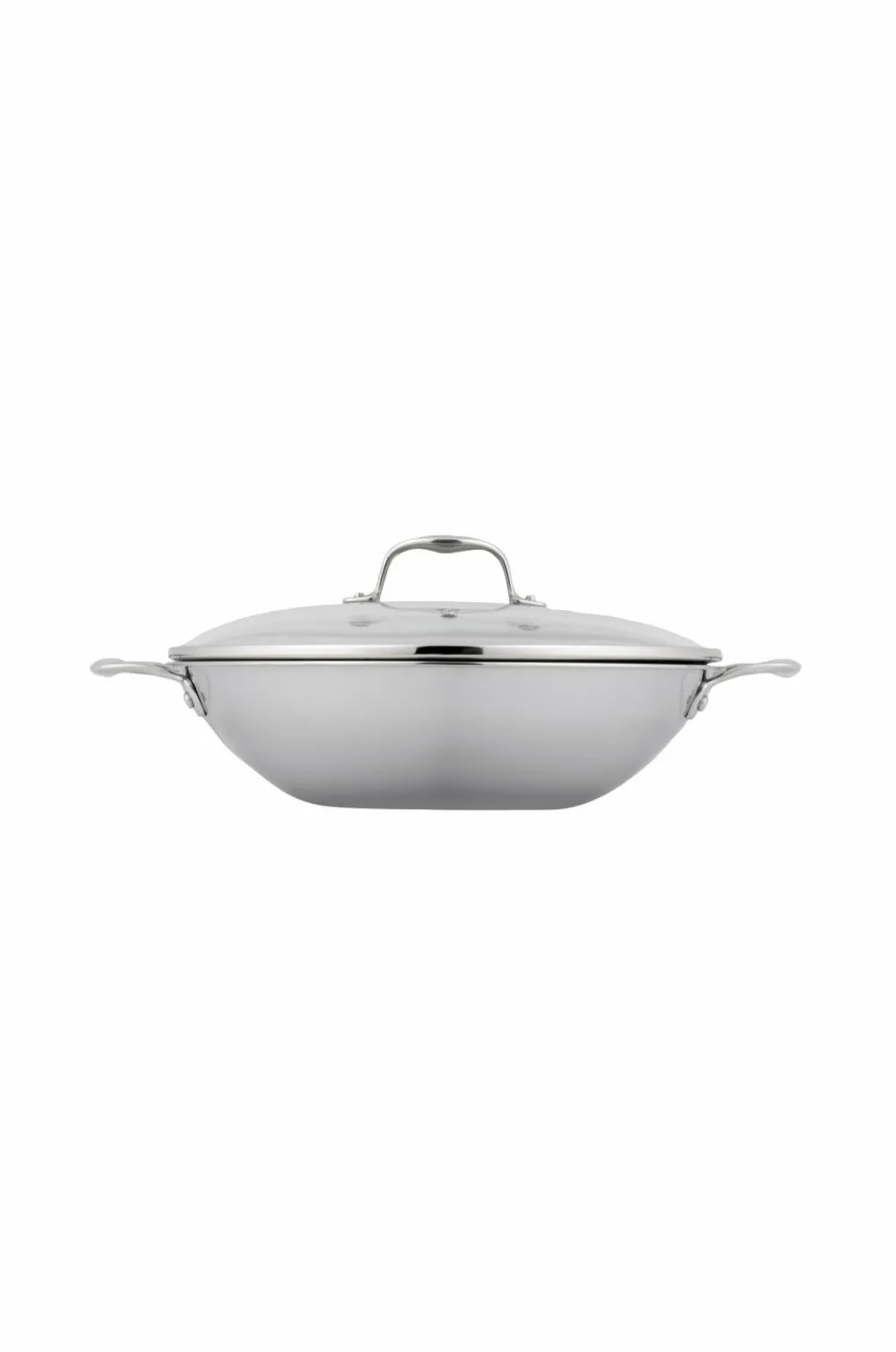 Sola Wok Green Cooking med låg 32 cm Stainless Steel