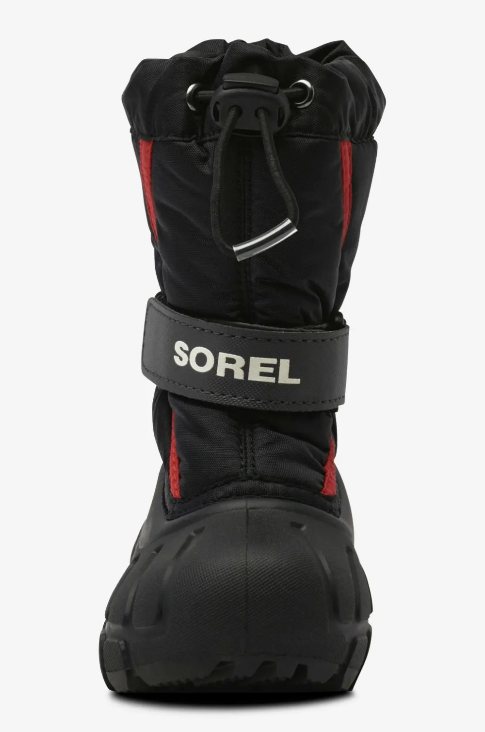 Sorel Vinterfodtøj|Boots, Støvler & Snørestøvler>Vinterstøvler Childrens Flurry Black, bright red