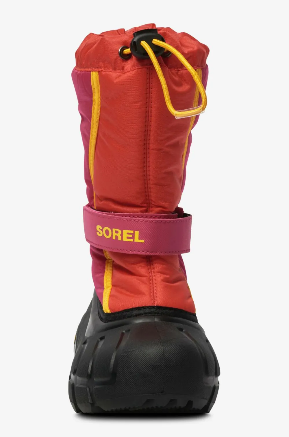 Sorel Vinterfodtøj>Vinterstøvler Youth Flurry Poppy Red, Cactus Pink