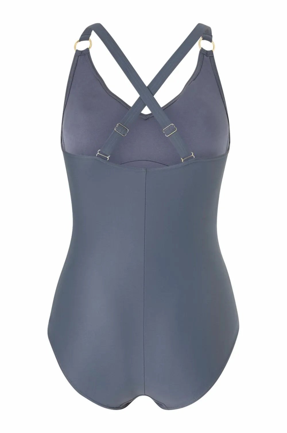 Speedo Badetøj|Badetøj>Badedragt Womens Shaping V Neck 1 Piece Grey
