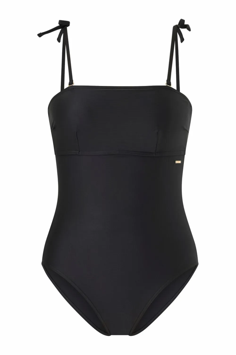 Speedo Badedragter|Badetøj>Womens Shaping Bandeau 1 Piece Black