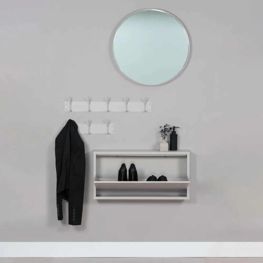 Spinder Design Entrémøbler>Knagerække Fusion 5 Silky Taupe