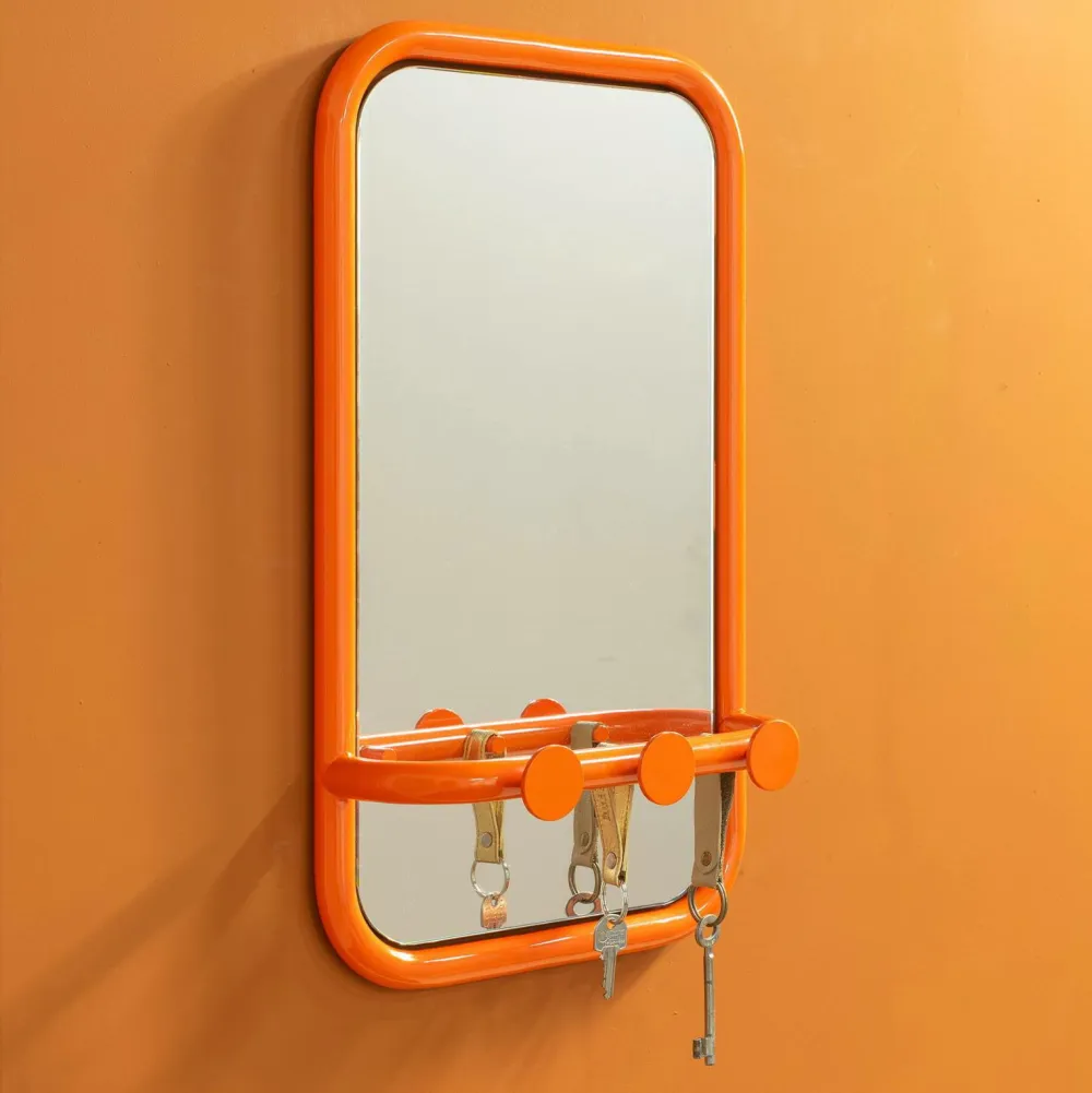 Spinder Design Spejle>Retro Spejl Ren orange