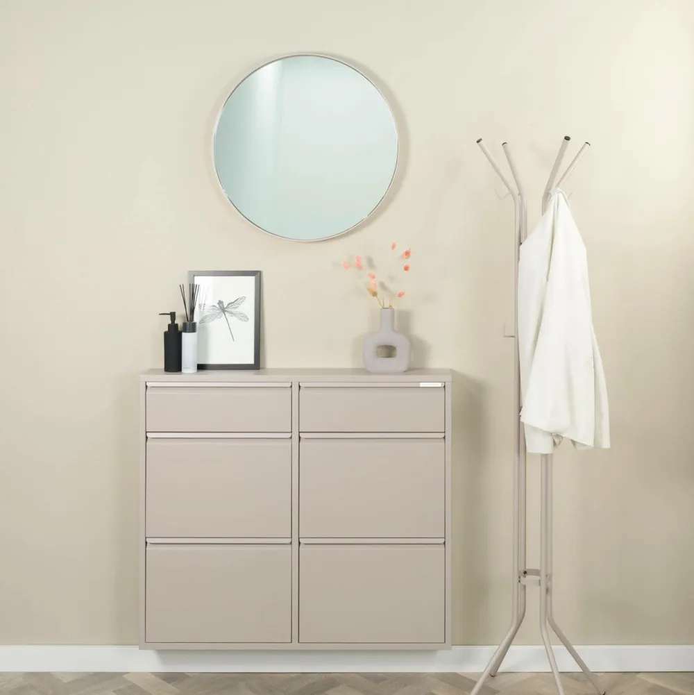 Spinder Design Entrémøbler>Skoskab Billy 6 Silkeagtig taupe