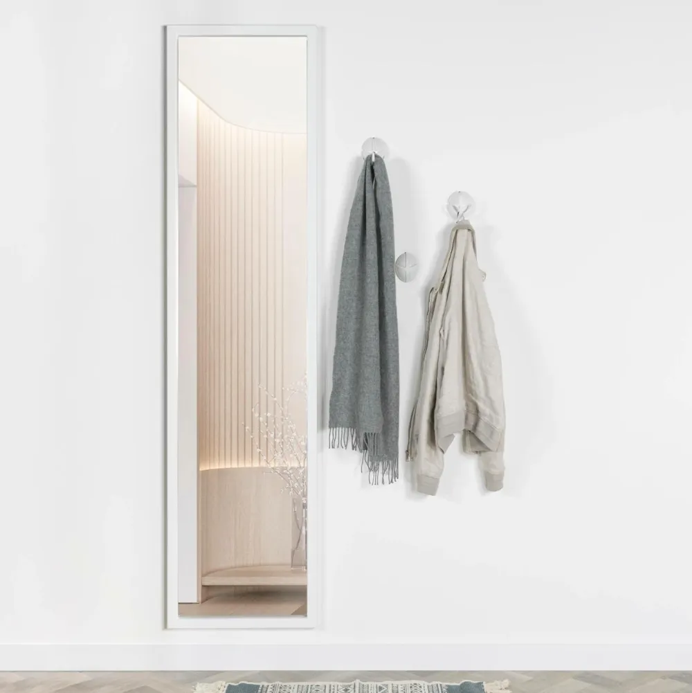 Spinder Design Spejle>Spejl i fuld længde Senza M2 Hvid