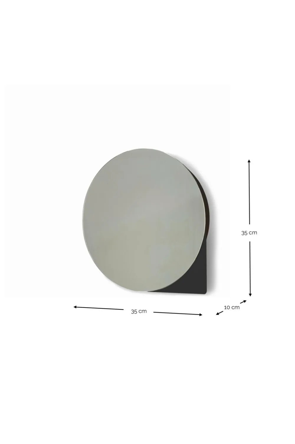 Spinder Design Spejle>Spejlskab Sonnet S Sort