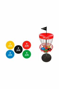 Sportme Discgolf-sæt med kurv No color Outlet