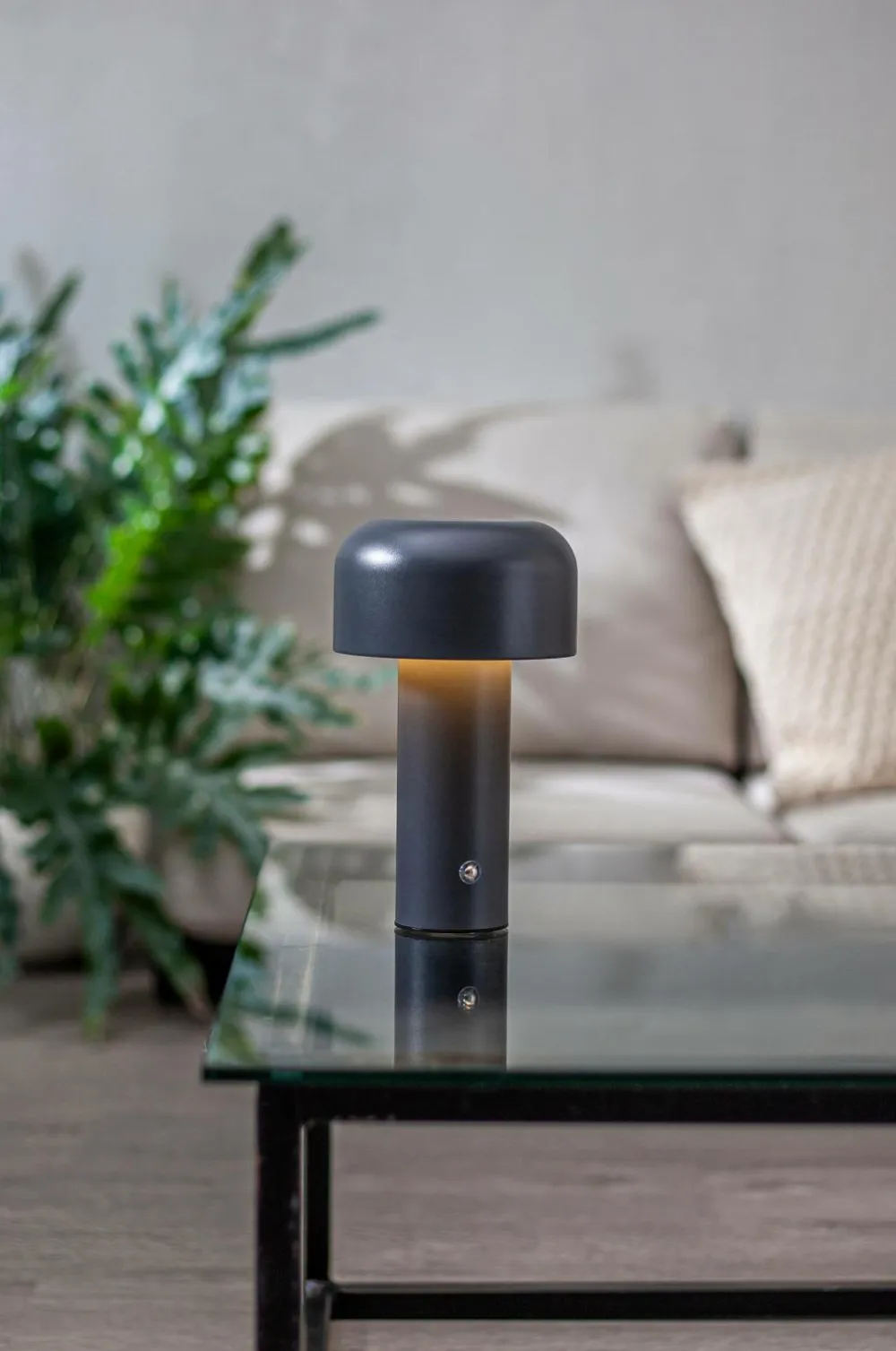 Star Trading Genopladelige Lamper>Bordlampe Bobby Grå