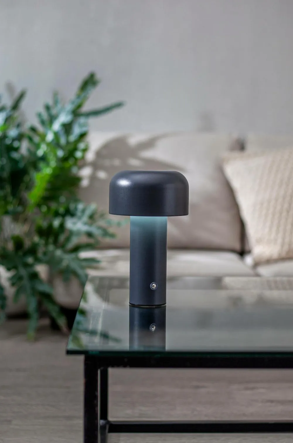 Star Trading Genopladelige Lamper>Bordlampe Bobby Grå