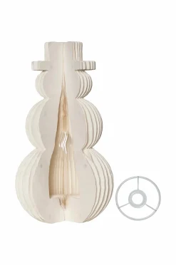 Star Trading Dekoration Snowman 50cm Hvid New