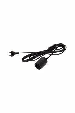 Star Trading Lampetilbehør>Ledning Lens E27 Sort