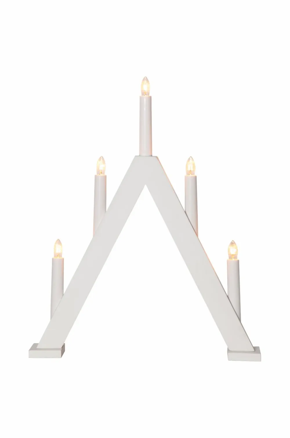Star Trading Julebelysning>Lysestage Albo lille 41cm Hvid