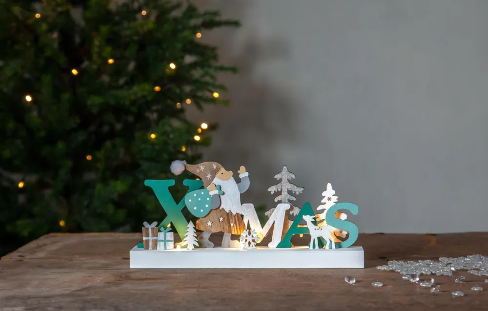 Star Trading Julebelysning>Lysestage Reinbek X-mas 15 cm 0020