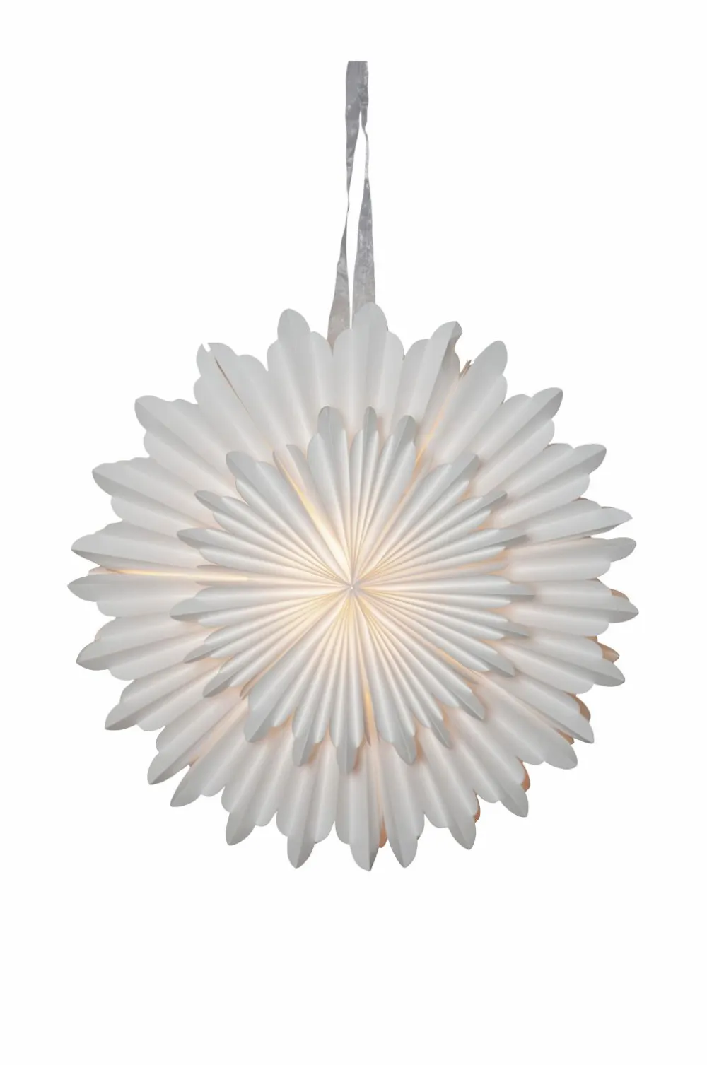Star Trading Julepynt|Julebelysning>Paperstjerne krystal 50 cm Hvid