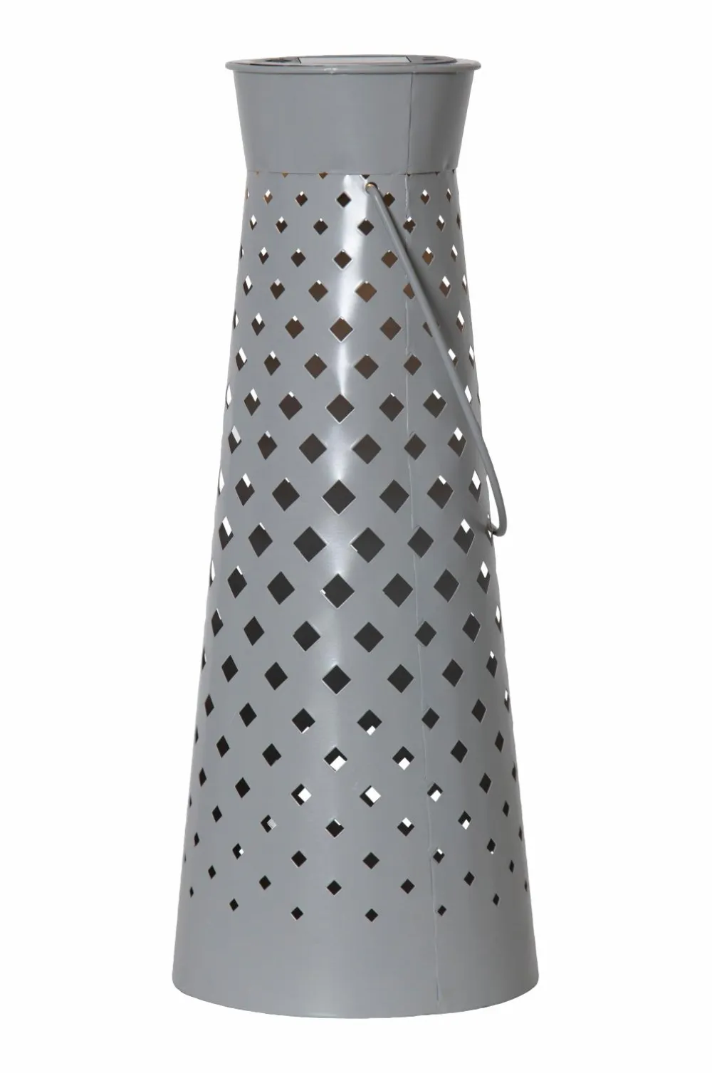 Star Trading Solcellelygte Romby 39cm Grey Clearance